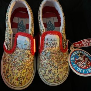 Toddler where’s Waldo Vans.
